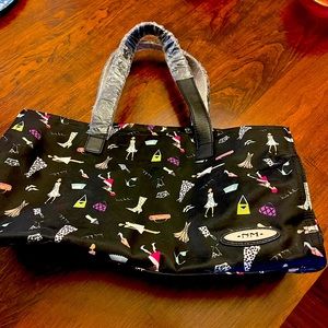 Vintage Nicole Miller organization tote bag- New